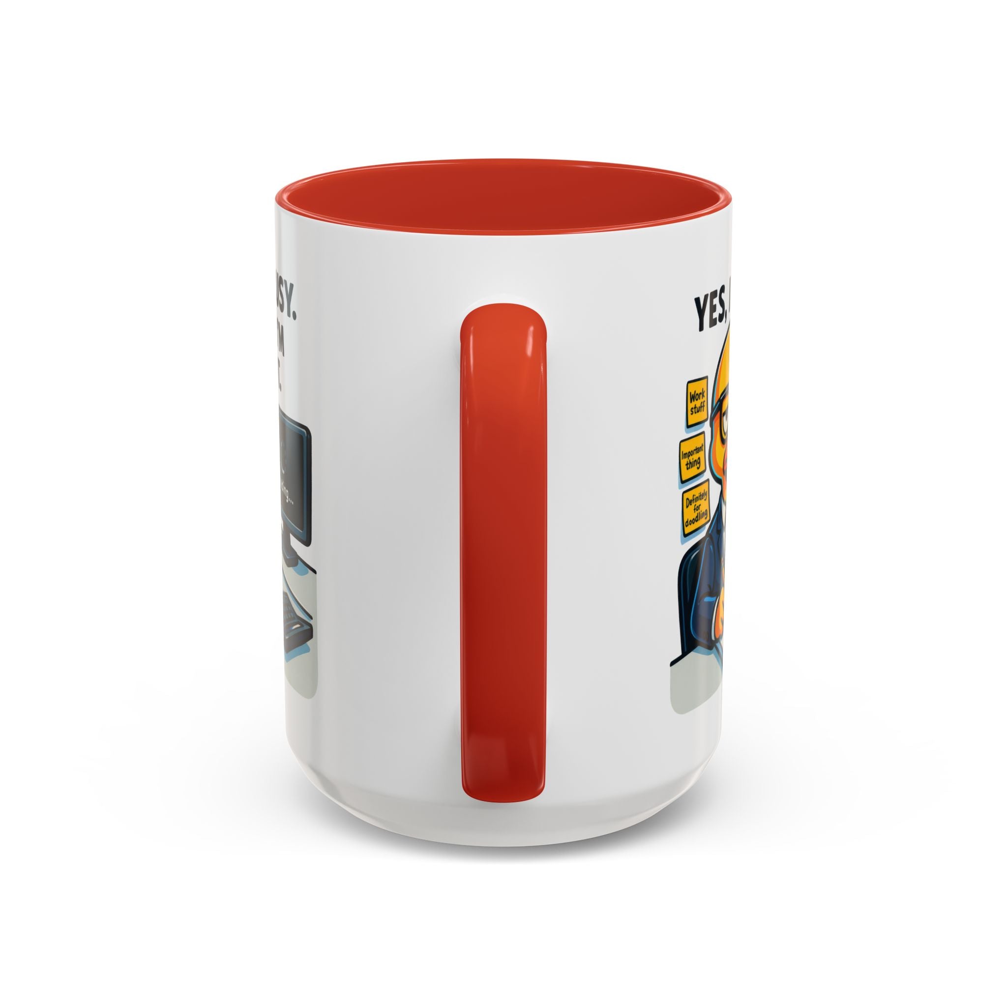 Funny Office Mug, Quirky Coffee Cup, Duck Humor Mug, Gift for Coworkers, Cute Desk Mug