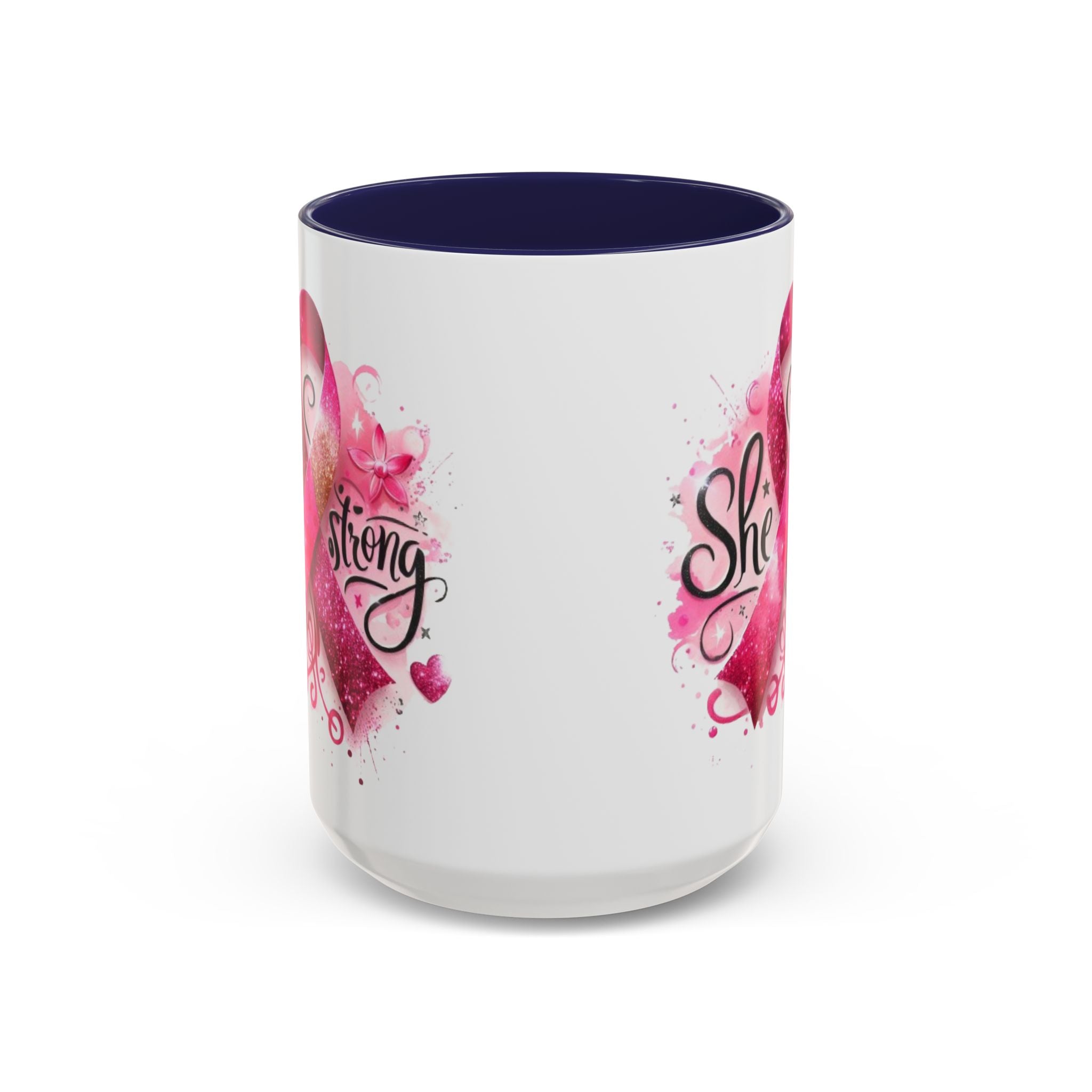 Empowering Pink Ribbon Coffee Mug - Gift for Survivors, Breast Cancer Awareness, Motivational Mug, Inspirational Drinkware, Self-Care Gift