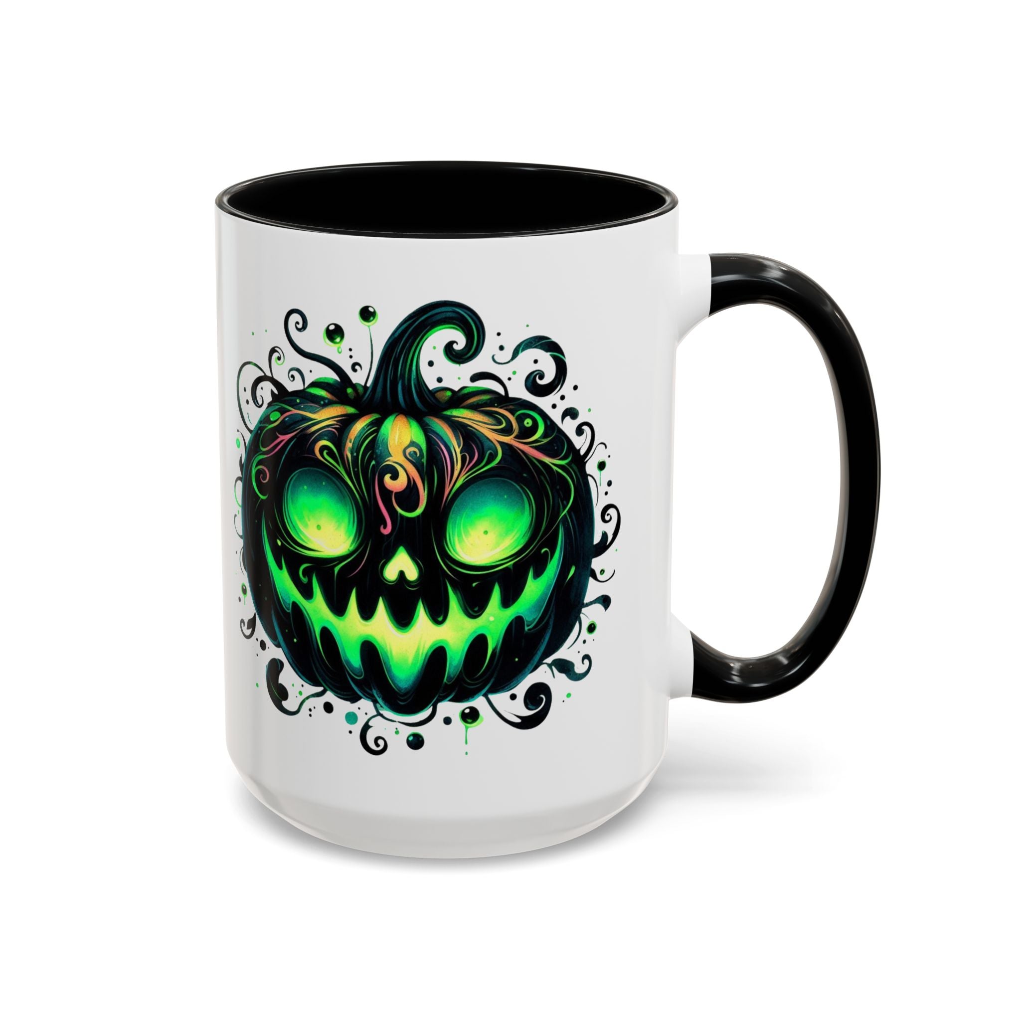Spooky Pumpkin Accent Coffee Mug – Perfect for Halloween Lovers