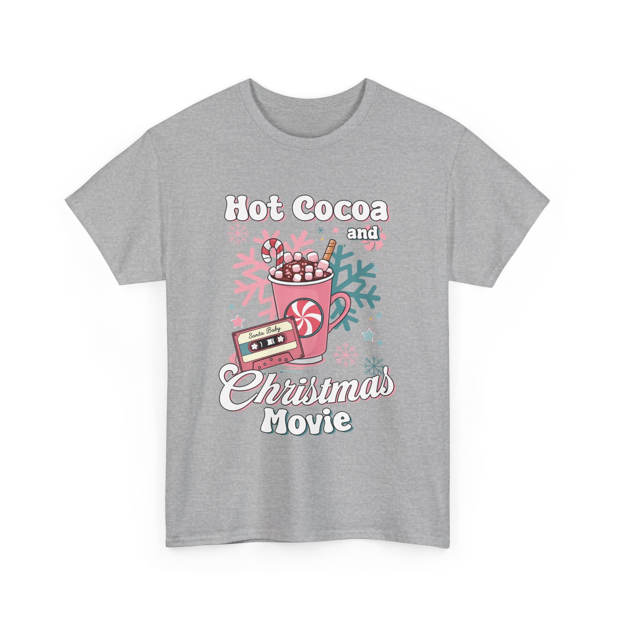 hot cocoa and christmas movie Unisex Heavy Cotton Tee