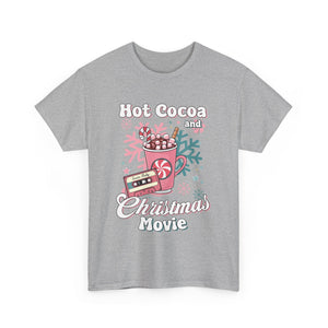hot cocoa and christmas movie Unisex Heavy Cotton Tee