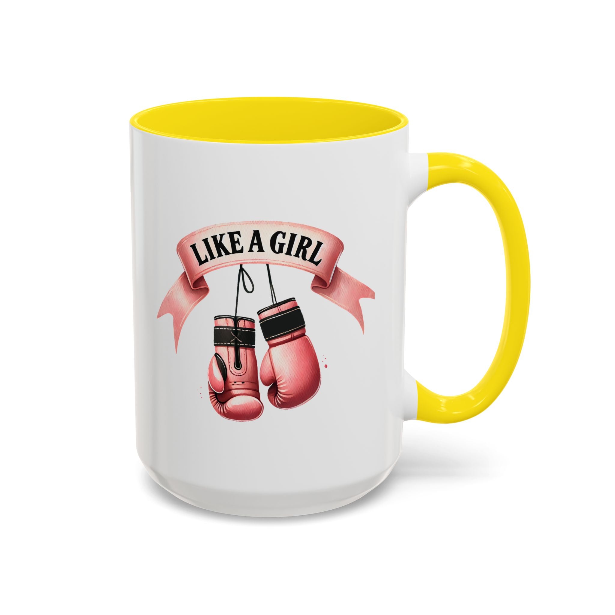 Boxing Motivation Coffee Mug | Like a Girl | Empowerment Gift, Sports Mug, Inspirational Gift, Fitness Accessory, Coffee Lover