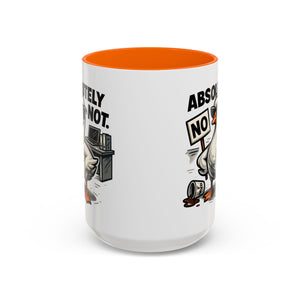 Sassy Coffee Mug, Humorous Gift for Geese Lovers, Fun Office Desk Decor, Funny Animal Cup, Quirky Kitchenware