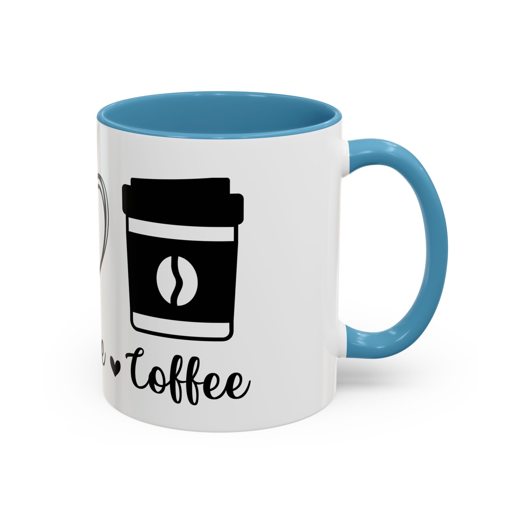 peace love coffee Accent Coffee Mug (11, 15oz)