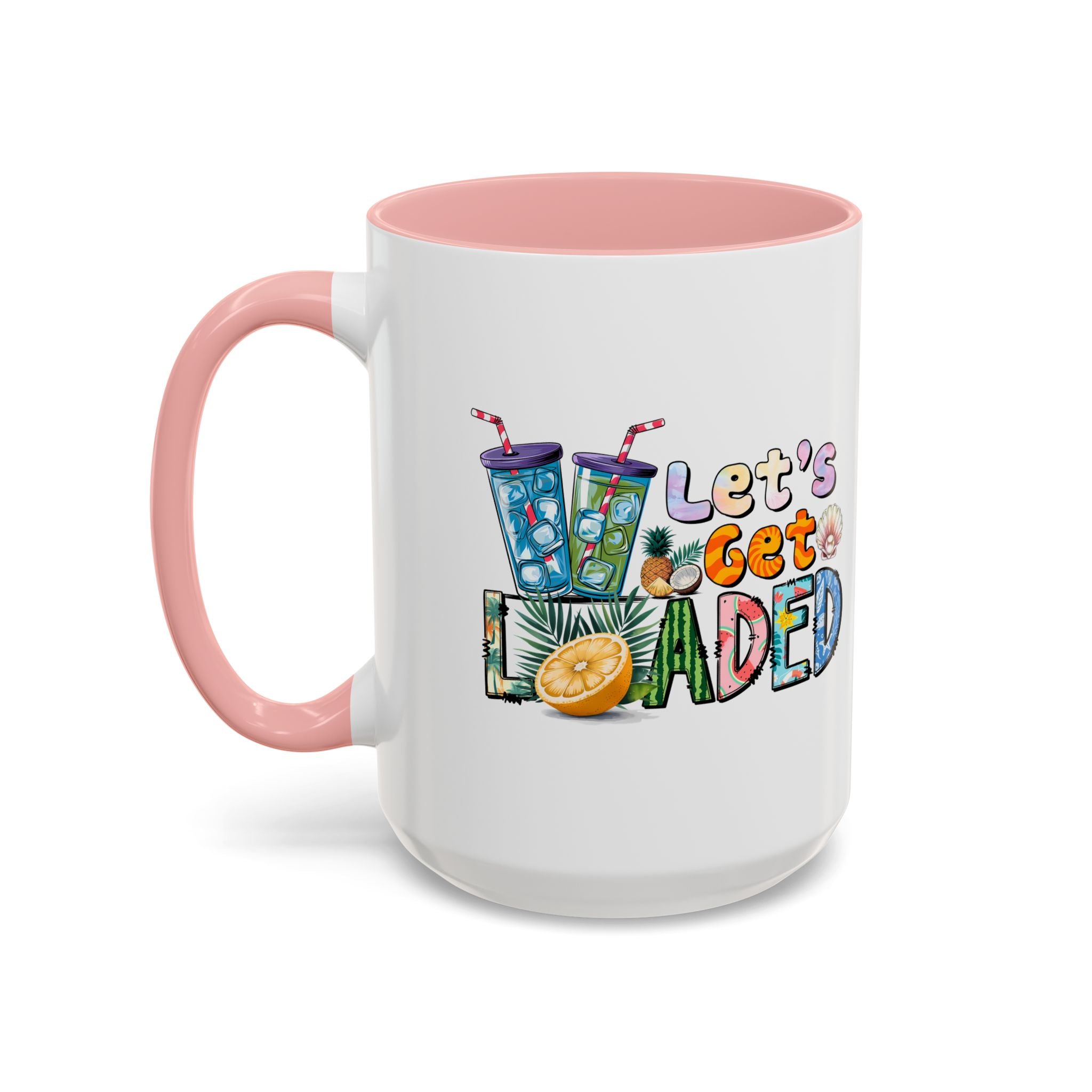Colorful 'Let's Get Loaded' Coffee Mug - Fun Drinkware for Parties & Gatherings