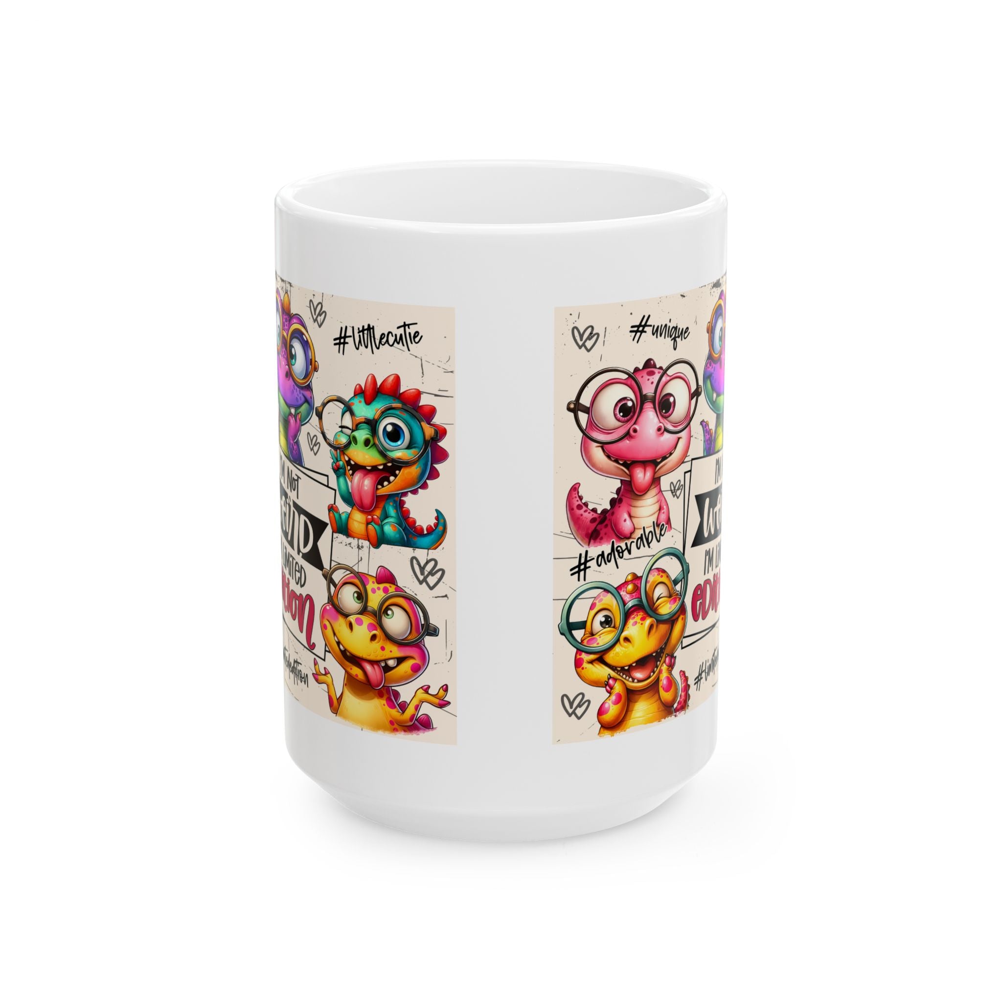 funny Dinosaur coffee Mug, Playful Coffee Cup  Cute Gift for Birthdays, Fun Desk Decor, Dino Lover Gift