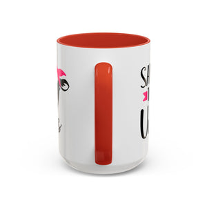 cancer awareness Cute Cow Mug - Save the Utters Coffee Cup, Gift for Animal Lovers,  Mug, Unique Birthday Gift