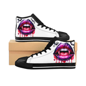 vampire bite horror Men's Classic Sneakers halloween gift