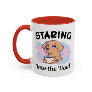 Cute Dog Coffee Mug for Animal Lovers, Staring Into the Void, Fun Gift for Pet Owners, Coffee Lovers, Cute Kitchen Decor