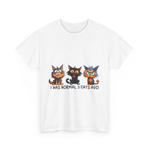 Funny Cat Lovers Tee - I Was Normal 3 Cats Ago, Unisex Shirt for Pet Owners, Cat Mom Gift, Cute Animal Tee, Cat-Themed Humor, Birthday [...]