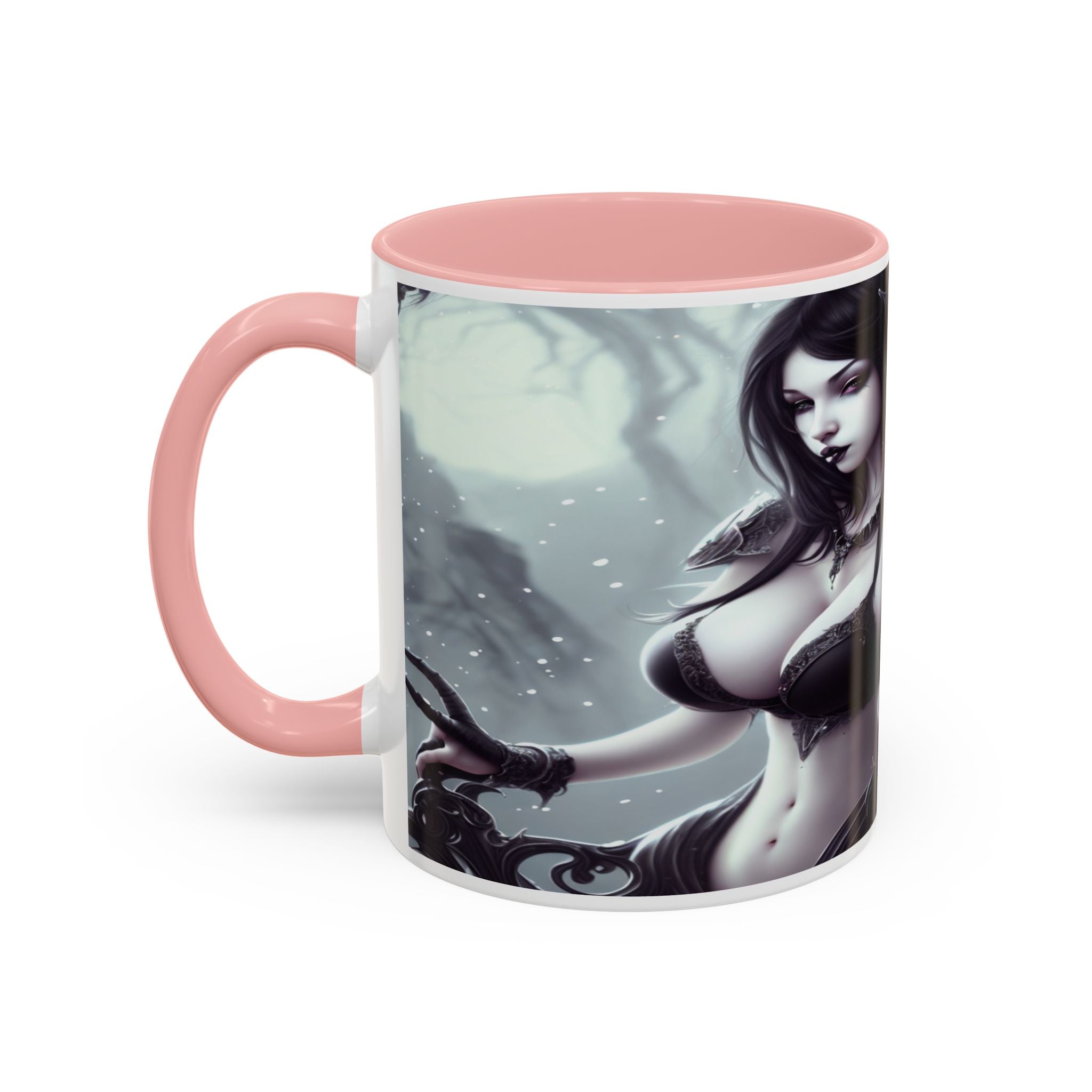 sexy busty woman Gothic Fantasy Coffee Mug – 11oz & 15oz Sculpted Design horror art