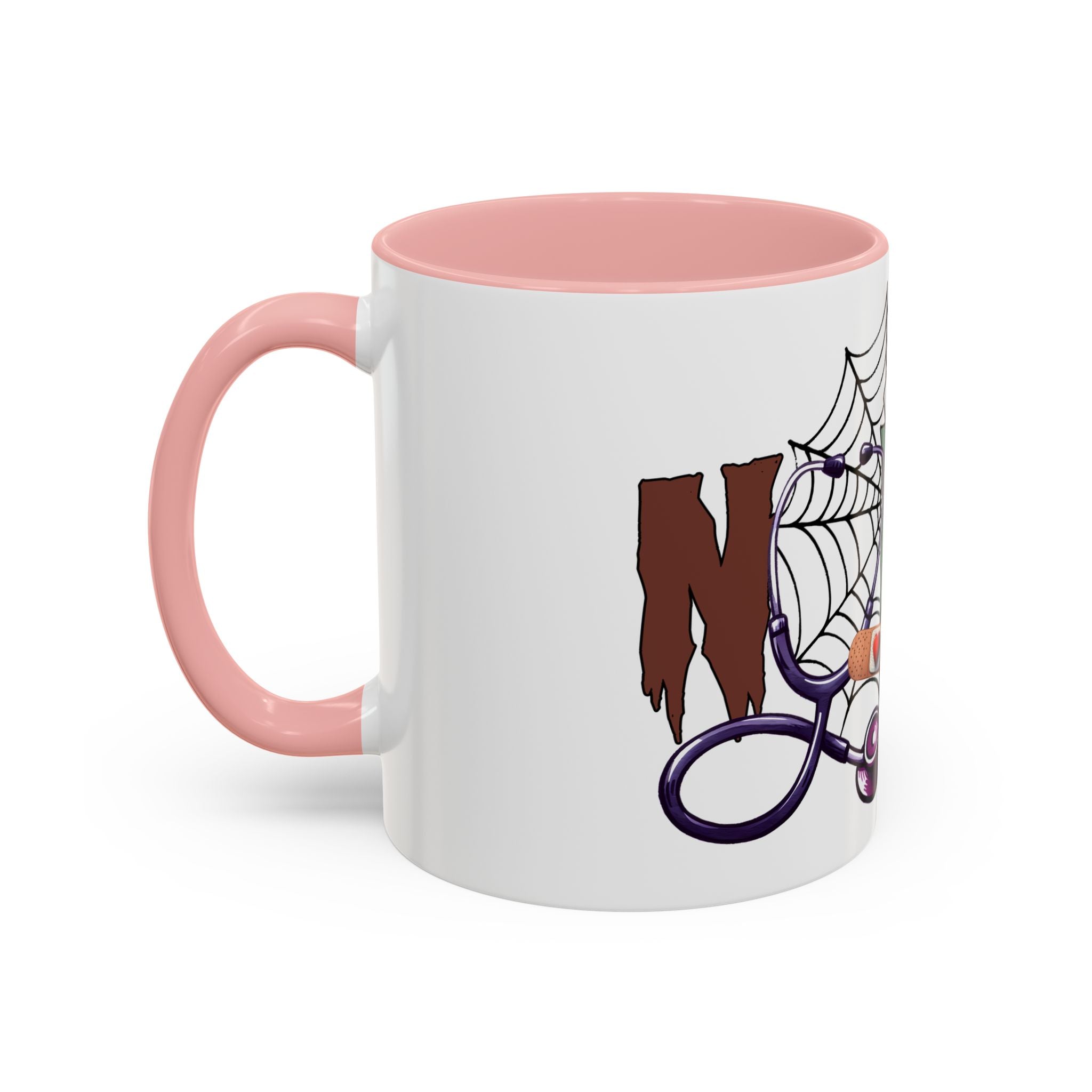 halloween nurse Accent Coffee Mug (11, 15oz) spooky