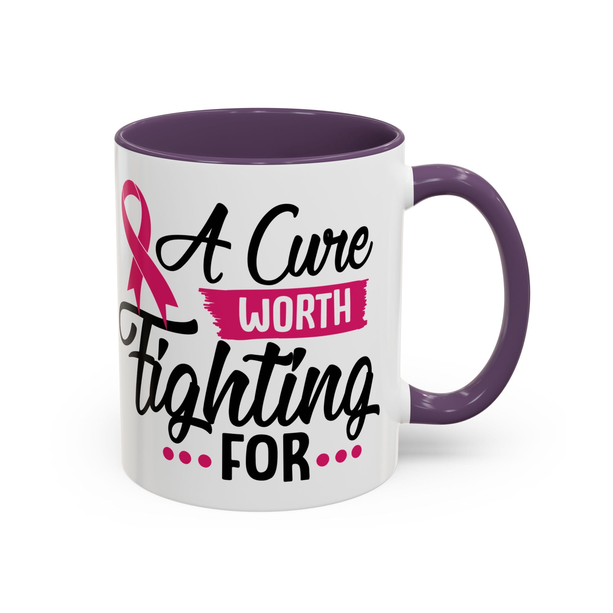 Inspirational Breast Cancer Awareness Mug, Supportive Gift for Fighters, 11oz & 15oz Coffee Cup - Perfect for Fundraisers, Hope, [...]