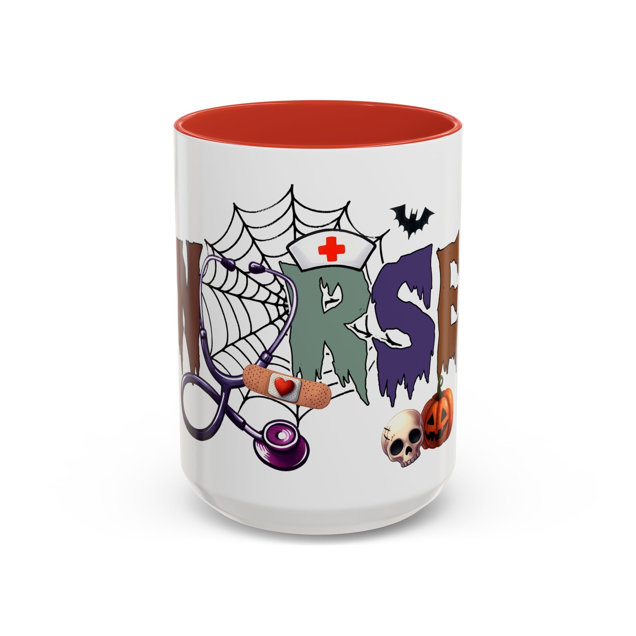 halloween nurse Accent Coffee Mug (11, 15oz) spooky