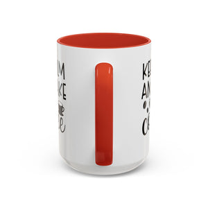 Keep Calm Coffee Mug - Fun Gift for Coffee Lovers, Kitchen Decor, Motivational Drinkware, Homebrew Enthusiast, Daily Motivation