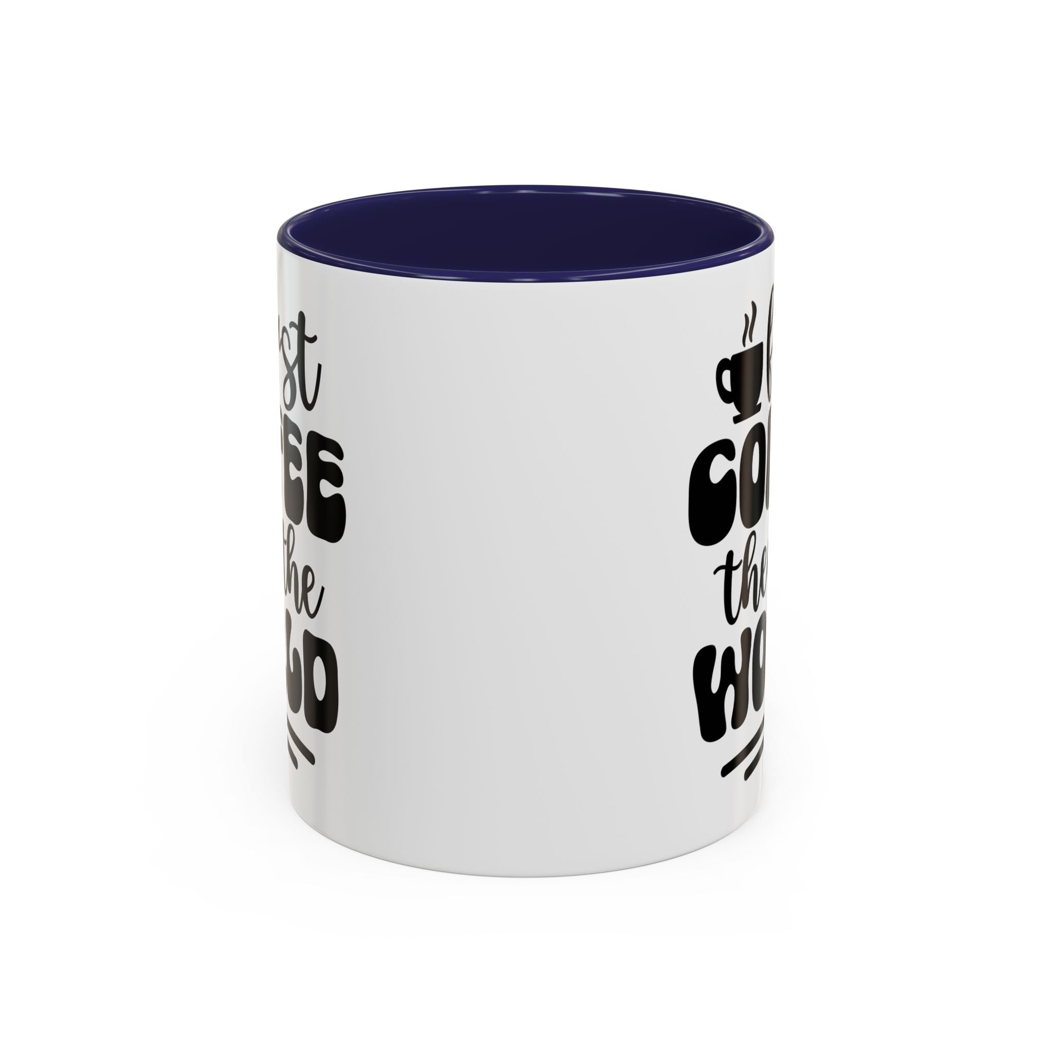 First Coffee Then the World - Stylish Accent Coffee Mug for Coffee Lovers, Gift for Friends, Kitchen Decor, Office Mug, Holiday Present