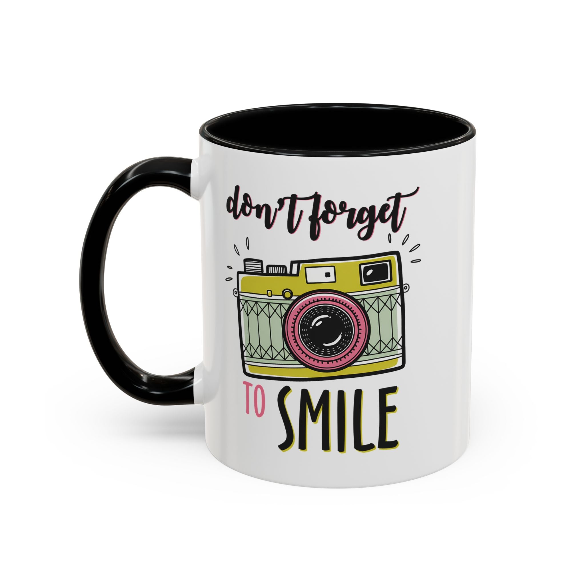 Inspirational Coffee Mug - 'Don't Forget to Smile' mental health