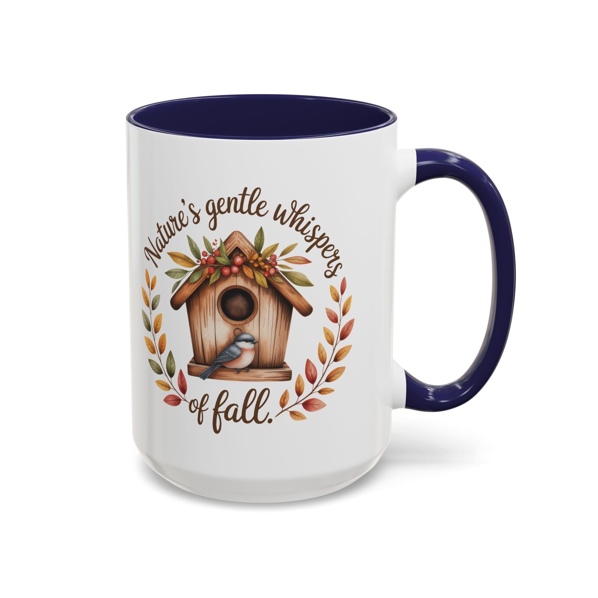 Nature's Gentle Whispers Fall Coffee Mug nature lovers cup