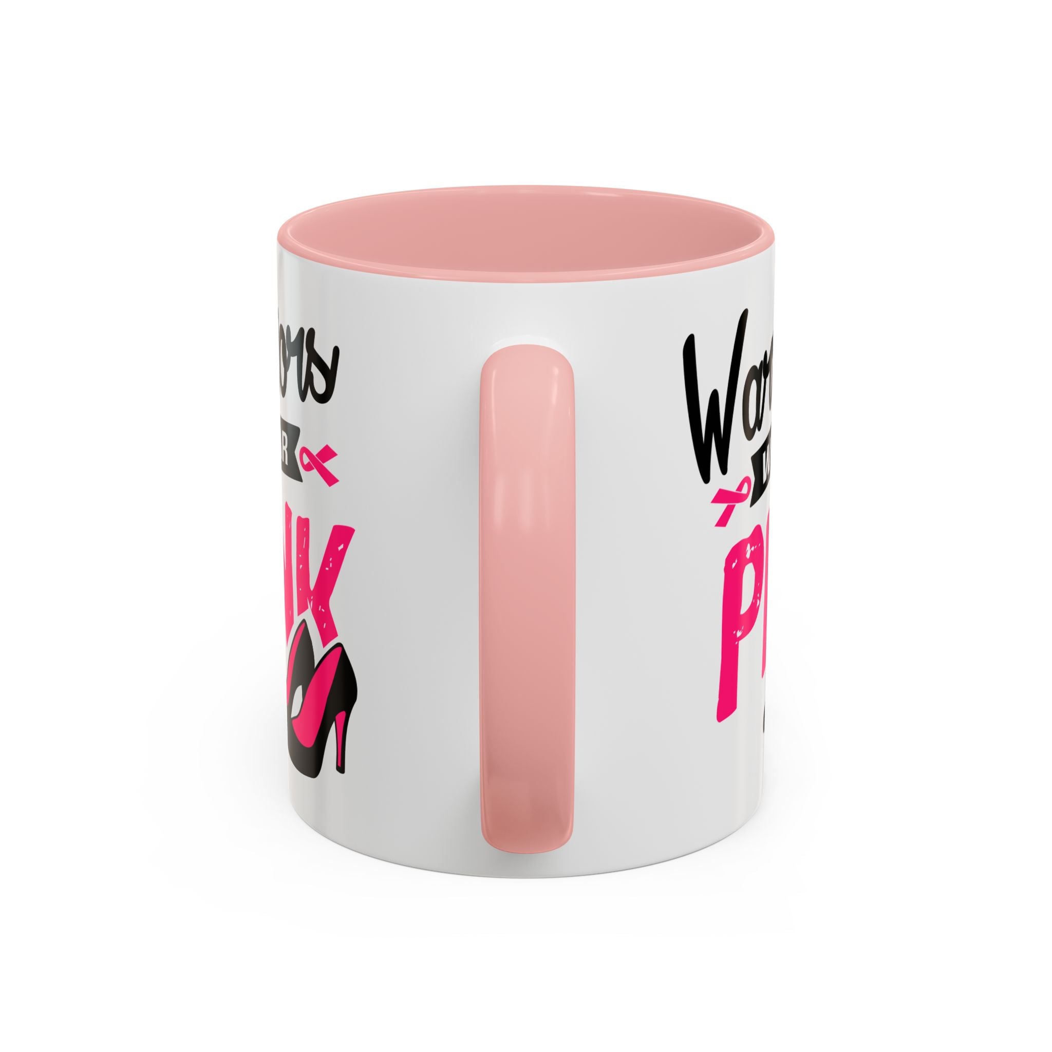 Breast Cancer Awareness Coffee Mug, Inspirational Gift, Warrior Mug, Pink Ribbon Awareness, Supportive Beverage Cup