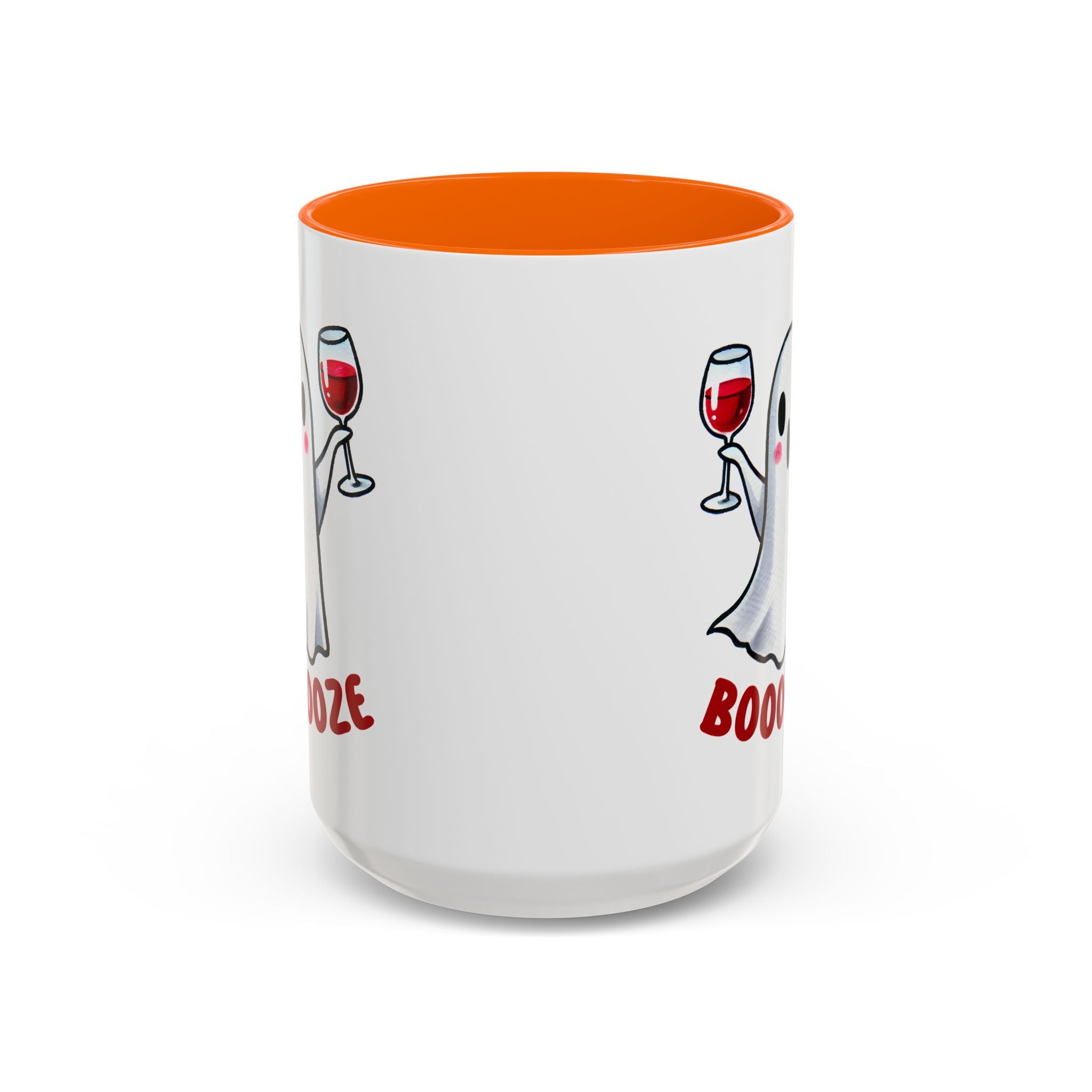 Boozy Ghost Accent Coffee Mug | Funny Halloween Tea Cup, Spooky Gift, Halloween Decor, Ghost Mug for Parties, Unique Drinkware
