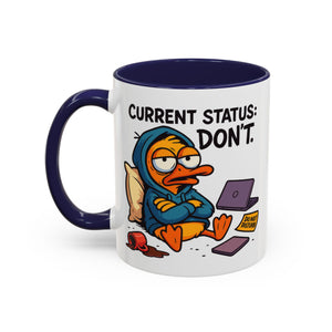 Chill Vibes Coffee Mug, Perfect for Lazy Days, Gift for Homebodies, Quirky Coffee Lover, Fun Desk Accessory, Work from Home Essentials
