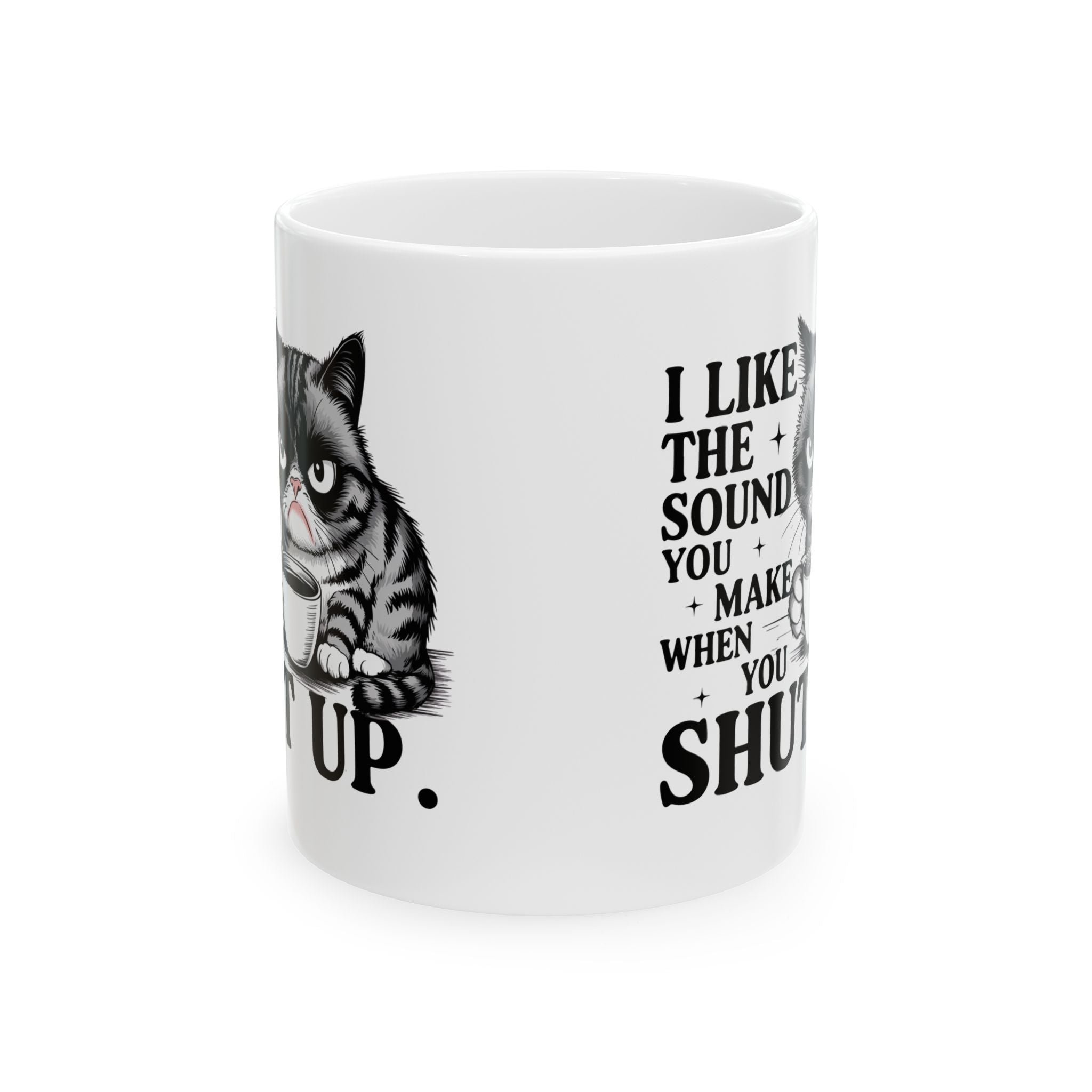 Funny attitude  Cat coffee Mug - Perfect Gift for Cat Lovers, Coffee Lovers Humor