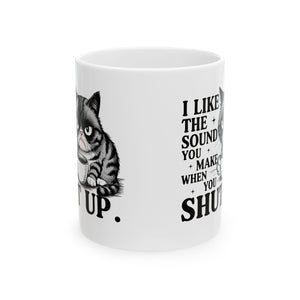 Funny attitude  Cat coffee Mug - Perfect Gift for Cat Lovers, Coffee Lovers Humor