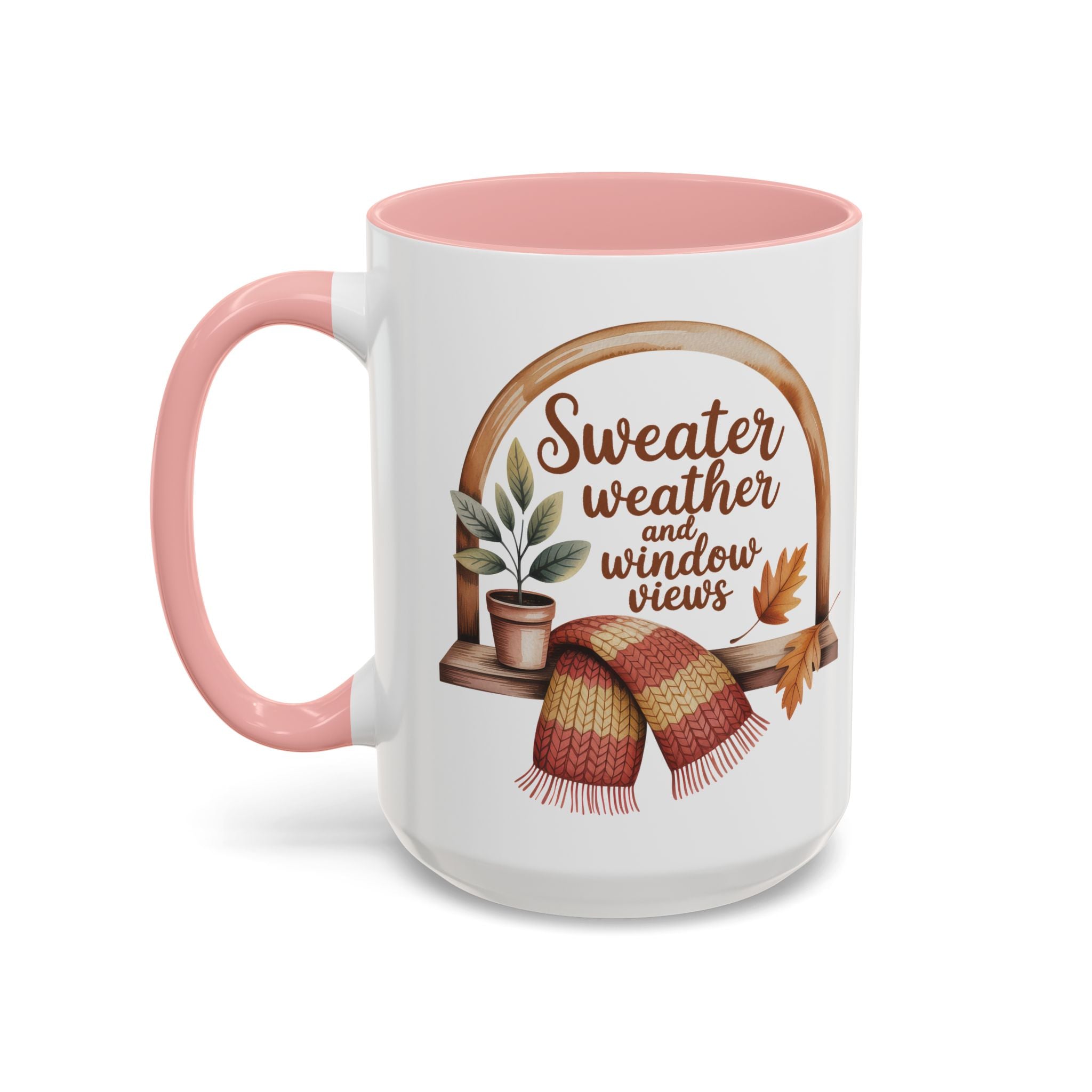 Sweater Weather Coffee Mug - Cozy Autumn Vibes fall season vibe winter gateway