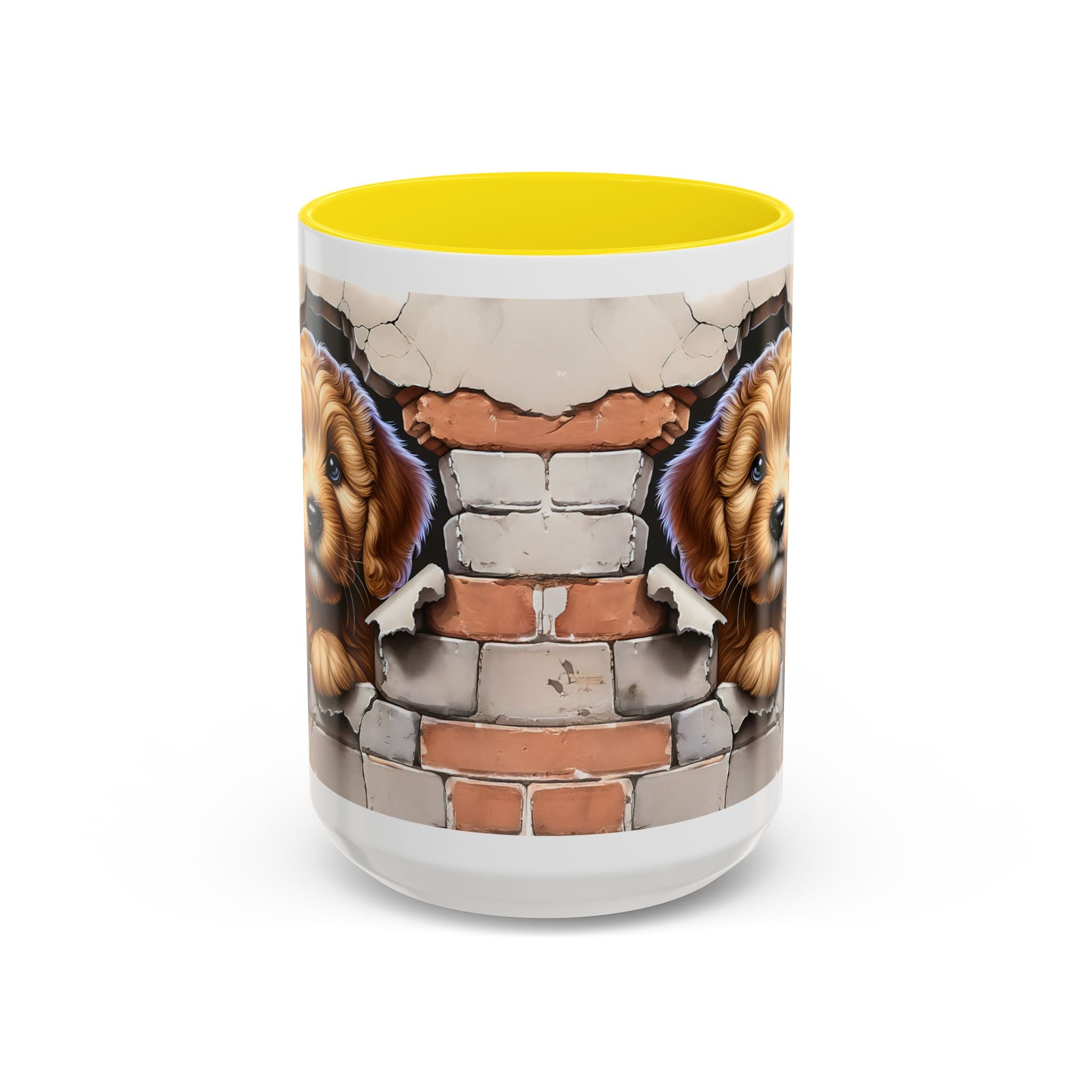 Cute Dog Accent Coffee Mug - Perfect Gift for Pet Lovers, Animal Lovers, Home Decor, Coffee Lovers, Unique Kitchenware