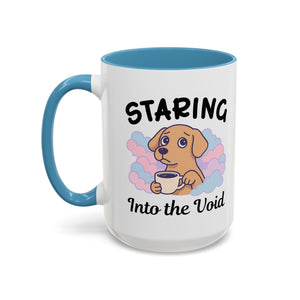 Cute Dog Coffee Mug for Animal Lovers, Staring Into the Void, Fun Gift for Pet Owners, Coffee Lovers, Cute Kitchen Decor