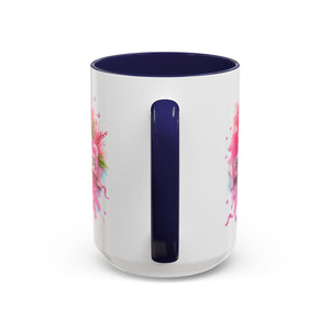 Pink Ribbon Healing Coffee Mug | Support Cancer Awareness | Inspirational Gift | Breast Cancer Support | 11oz & 15oz Options