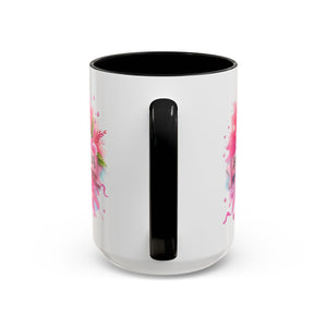 Pink Ribbon Healing Coffee Mug | Support Cancer Awareness | Inspirational Gift | Breast Cancer Support | 11oz & 15oz Options