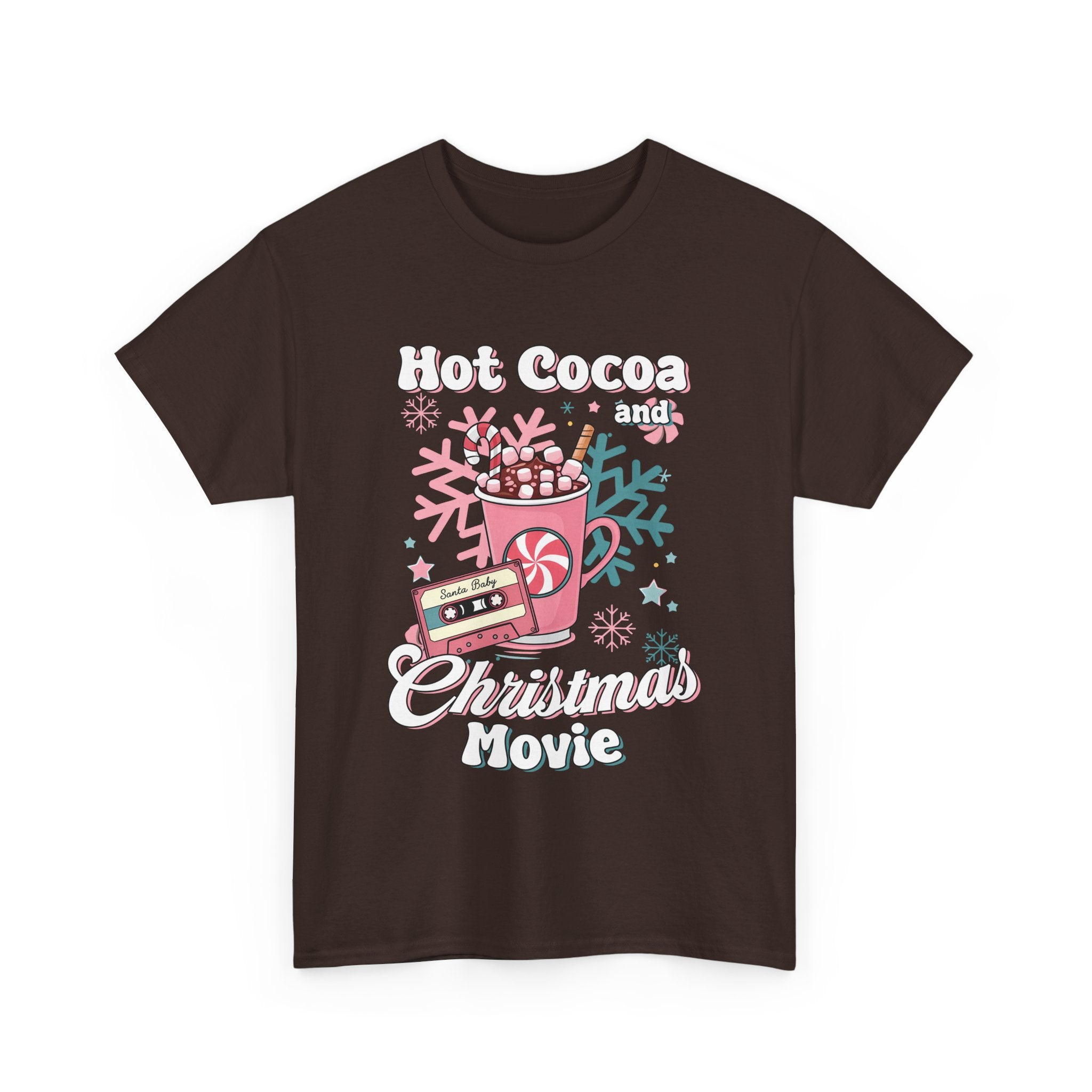 hot cocoa and christmas movie Unisex Heavy Cotton Tee