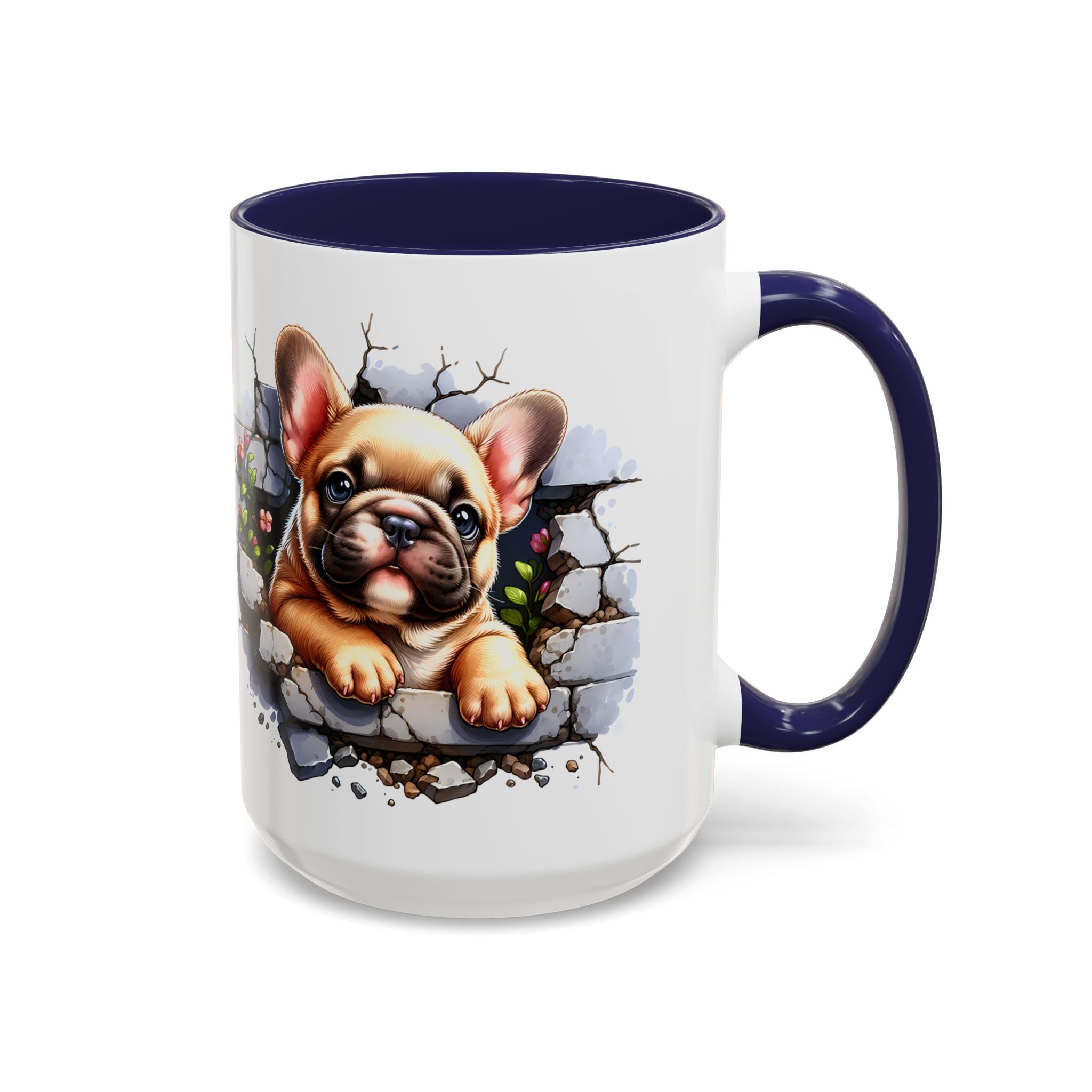 Charming Dog-Themed Coffee Mug, Perfect for Pet Lovers, Gift for Dog Owners, Cute French Bulldog Art, Ideal for Birthdays and Holidays