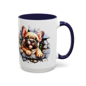 Charming Dog-Themed Coffee Mug, Perfect for Pet Lovers, Gift for Dog Owners, Cute French Bulldog Art, Ideal for Birthdays and Holidays