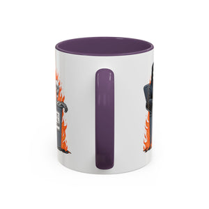Funny Grim Reaper Coffee Mug - Perfect for Halloween, Gift for Friends, Quirky Kitchen Decor, Novelty Drinkware