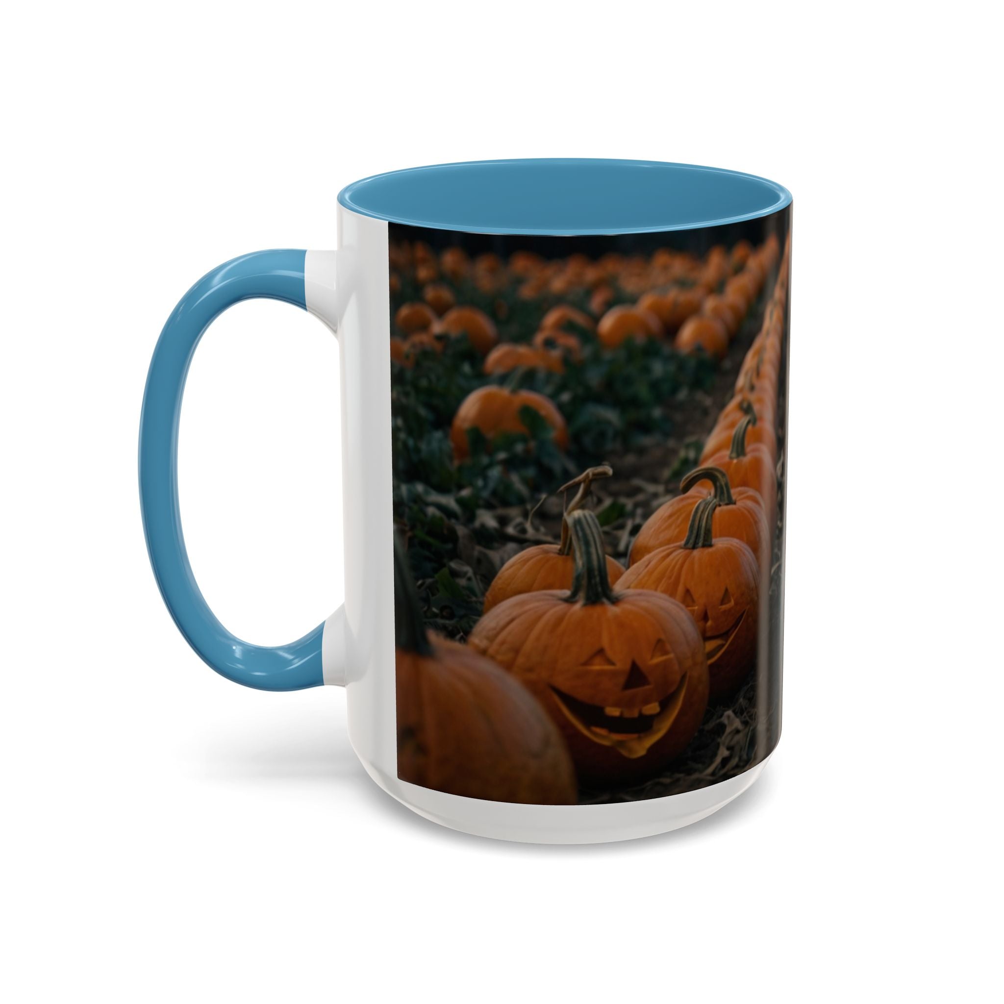 Halloween Black Cat Pumpkin Coffee Mug spooky magical