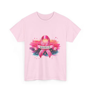 Breast Cancer Awareness Tee, Warrior T-shirt for Women, Inspirational Gift, Supportive Apparel, Pink Ribbon Shirt, Unisex Cotton Top