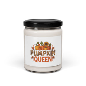 Pumpkin Queen Soy Candle, Fall Home Decor, Autumn Scented Candle, Gift for Her, Halloween Celebration, Cozy Living