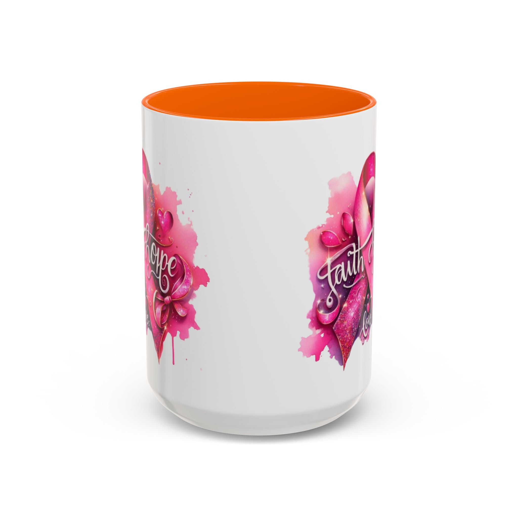 Cancer awareness Inspirational Hope & Faith and Love Coffee Mug