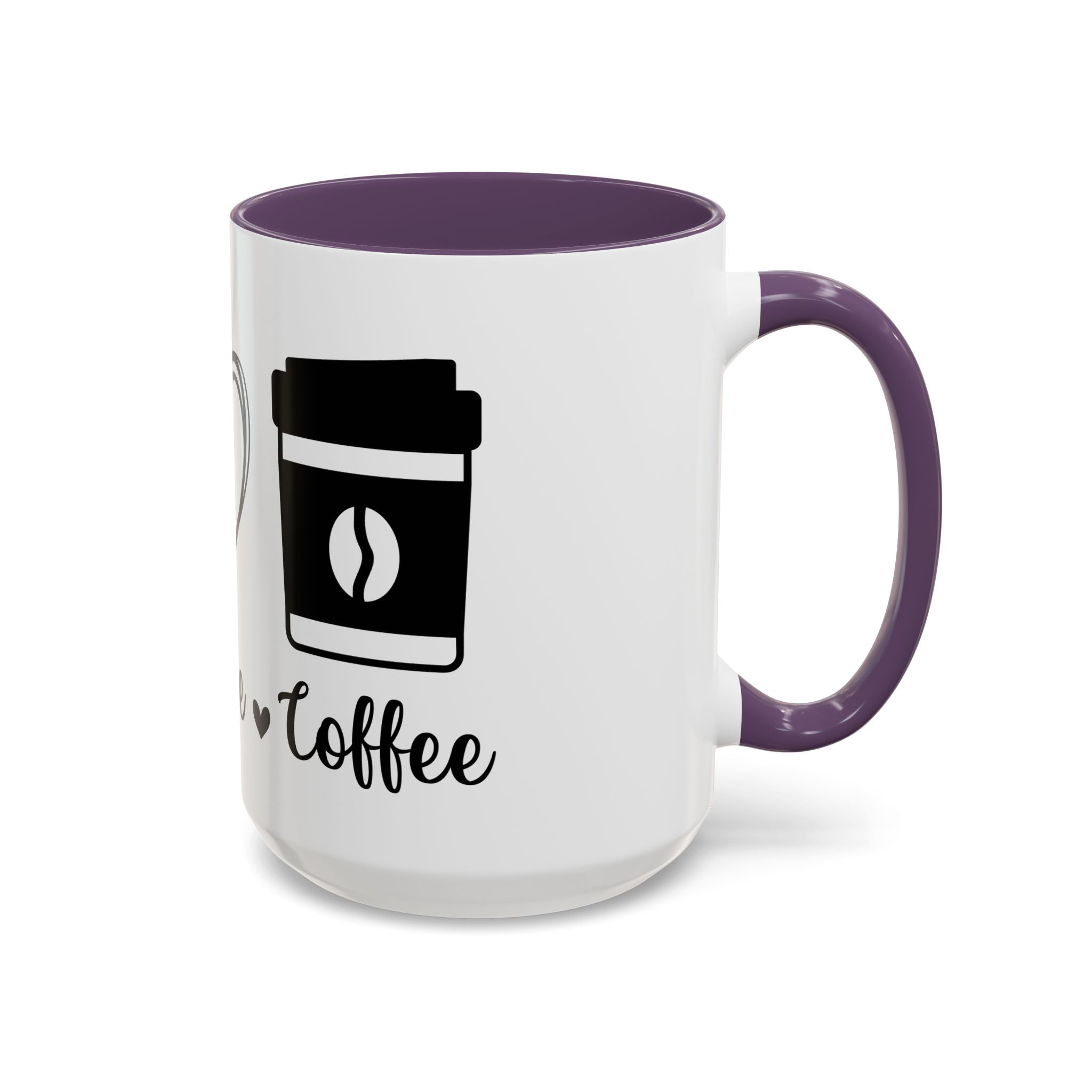 peace love coffee Accent Coffee Mug (11, 15oz)