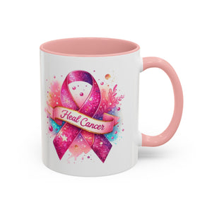 Inspirational Cancer Awareness Mug, Positive Affirmation Cup, Gift for Survivors, Supportive 11oz or 15oz Ceramic