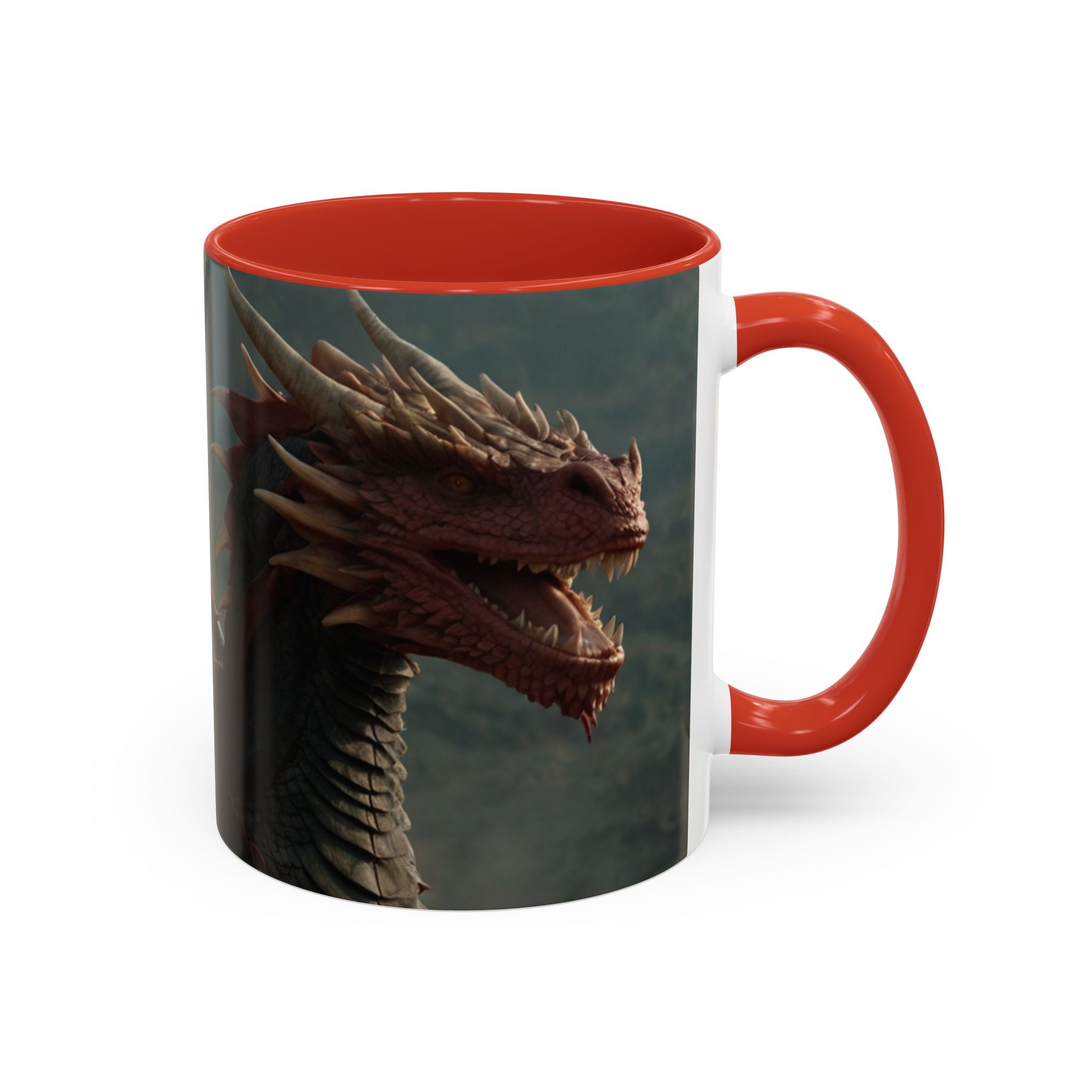 gothic woman warrior Fantasy Dragon Rider Coffee Mug