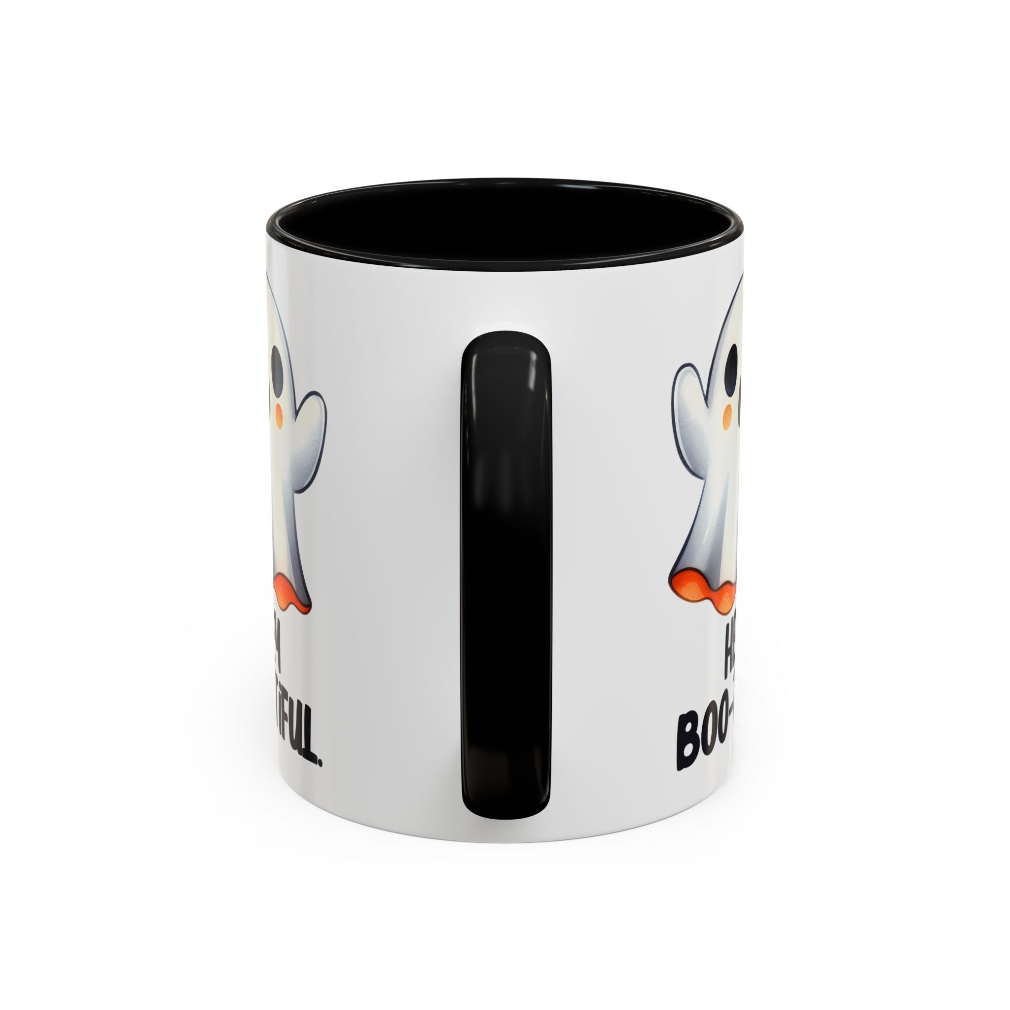 Hey Boo-tiful Ghost Coffee Mug, Halloween Mug, Cute Gift, Spooky Decor, Fun Mug