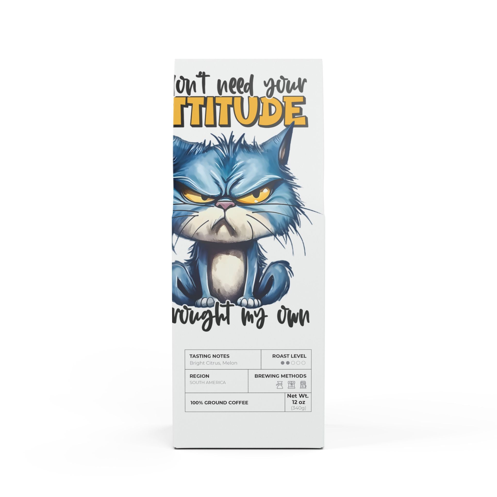 Colombia Single Origin Coffee (Light-Medium Roast) Cat I don't need your attitude