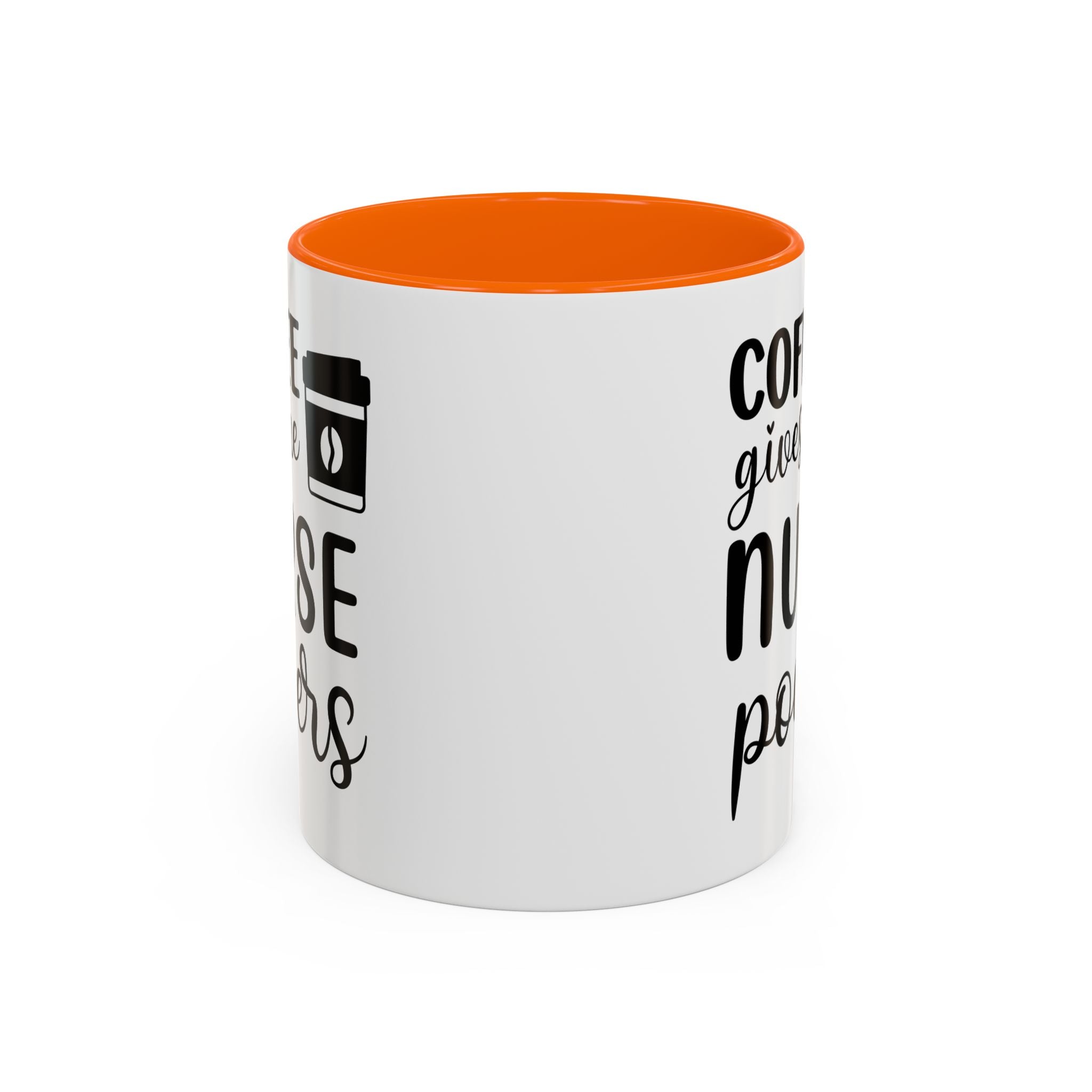 Nurse Coffee Mug, Funny Gift for Nurses, Coffee Lover's Mug, Black Accent Tea Cup, Motivational Nurse Gift