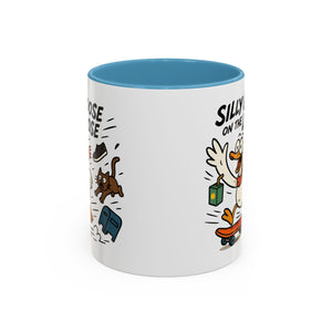 Silly Goose Coffee Mug - Fun Gift for Animal Lovers, Quirky Desk Decor, Inspirational Drinkware, Home & Office Tea Cups