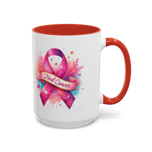 Inspirational Cancer Awareness Mug, Positive Affirmation Cup, Gift for Survivors, Supportive 11oz or 15oz Ceramic