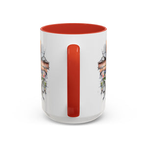 Cute Dog Peeking Coffee Mug, Pet Lover Gift, Yorkshire Terrier Mug, Animal Lover Coffee Cup, Dog-Themed Drinkware, Doggie Mug