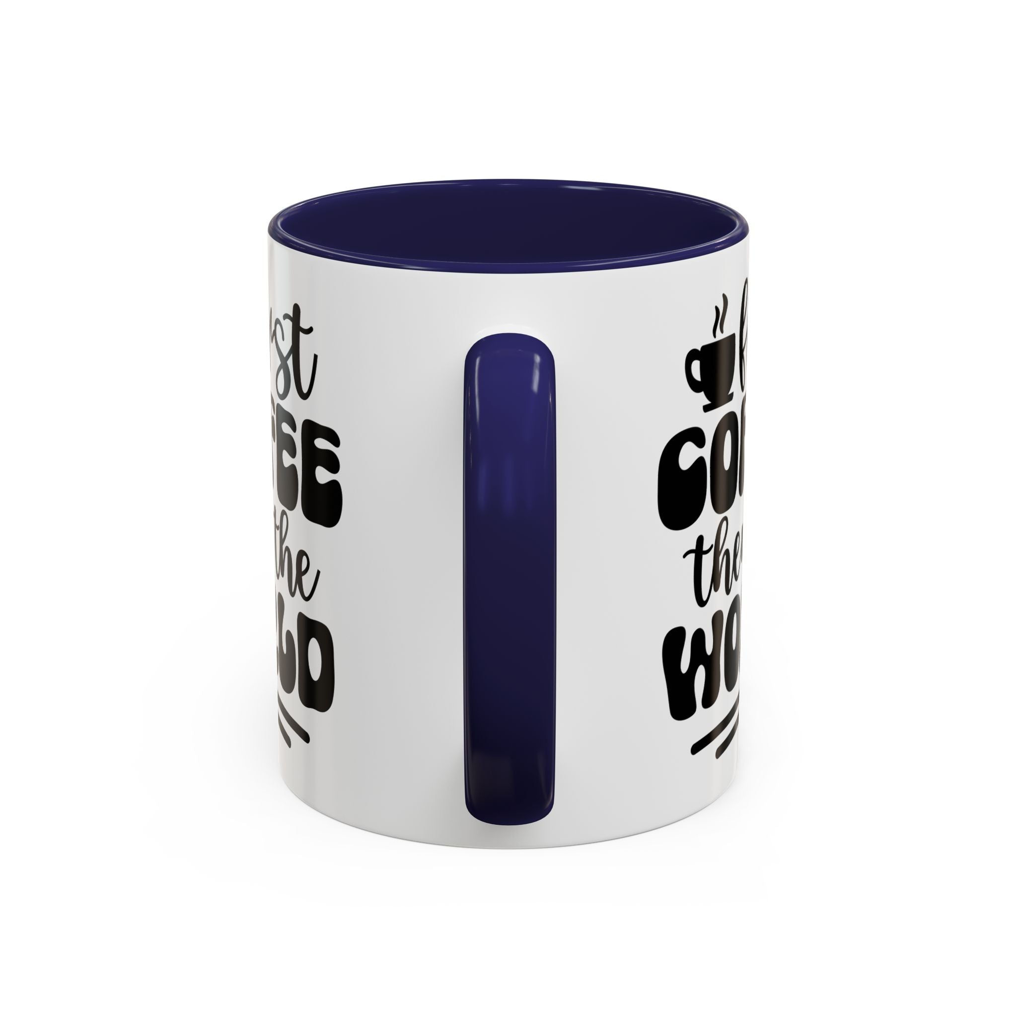 First Coffee Then the World - Stylish Accent Coffee Mug for Coffee Lovers, Gift for Friends, Kitchen Decor, Office Mug, Holiday Present